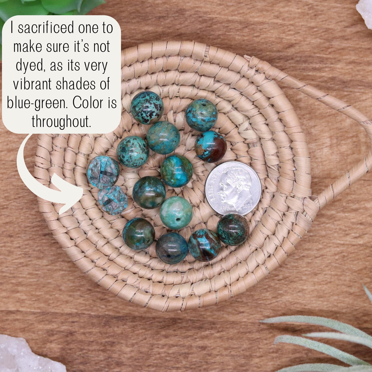 Shattuckite, Adjustable Bracelet, Anklet or Necklace