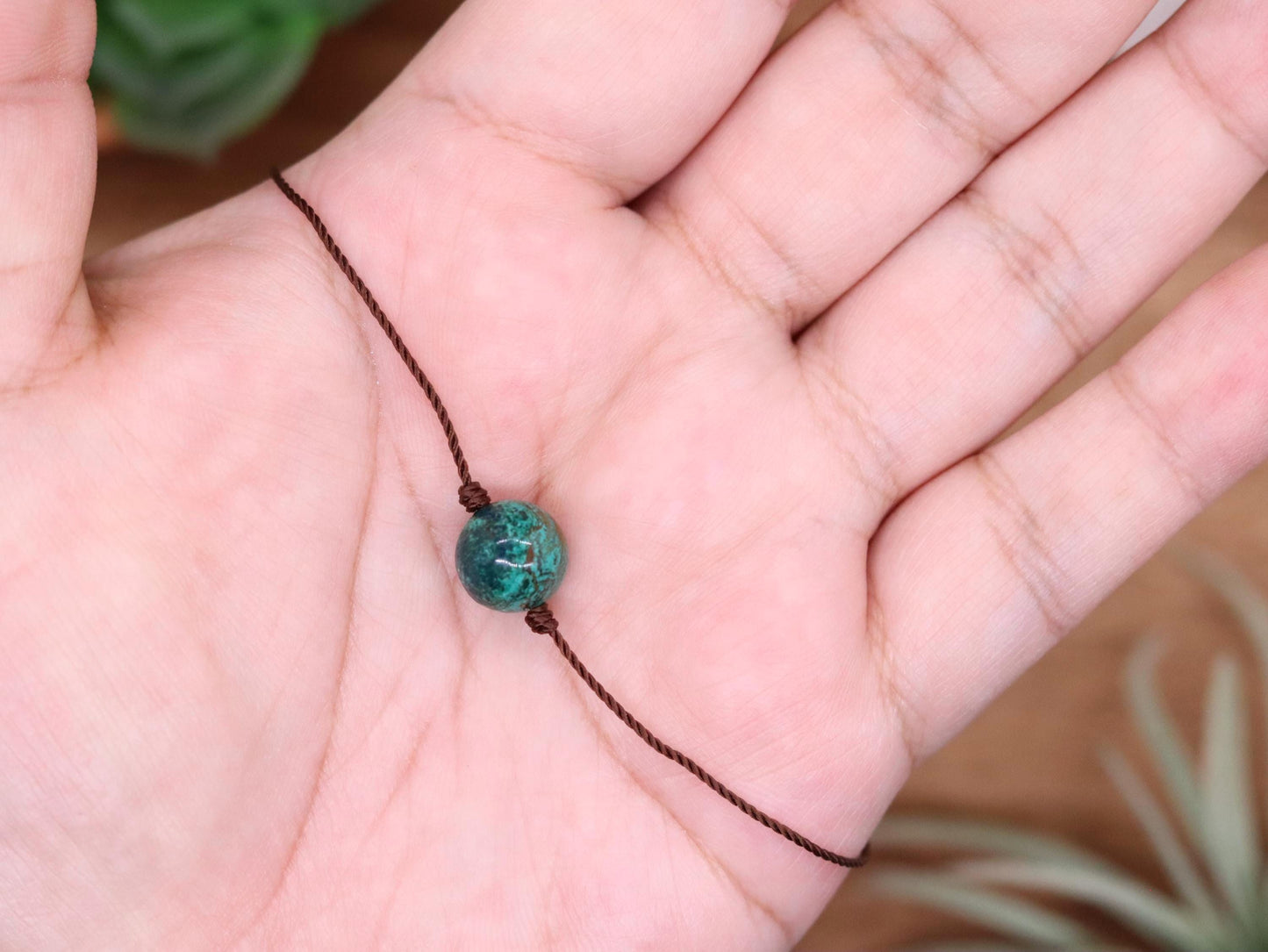 Shattuckite, Adjustable Bracelet, Anklet or Necklace