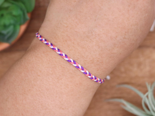 Very Berry, Chunky Flat Bracelet or Anklet